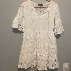 White summer dress